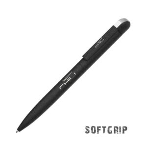 СУВЕНИРНАЯ РУЧКА ДЛЯ БРЕНДИРОВАНИЯ ШАРИКОВАЯ "JUPITER SOFT GRIP", ЦВЕТ ЧЁРНЫЙ В ВОРОНЕЖЕ